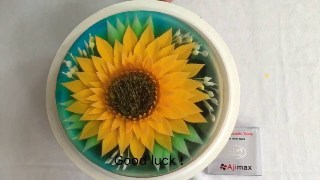 Ajimax 3D Jelly Gelatin Tools SUN FLOWER