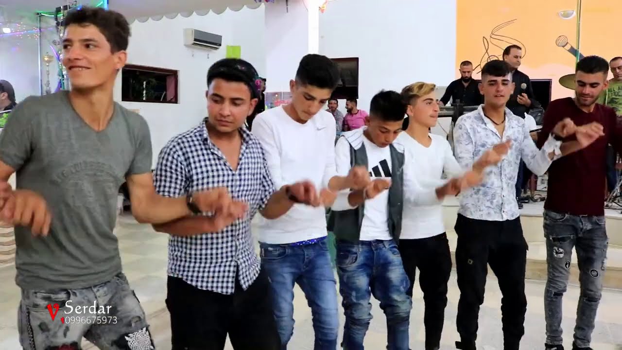 اعراس في كوباني - عرسان عدنان وجيهان المقطع 1 قرية زرافيك صالة نيروز !