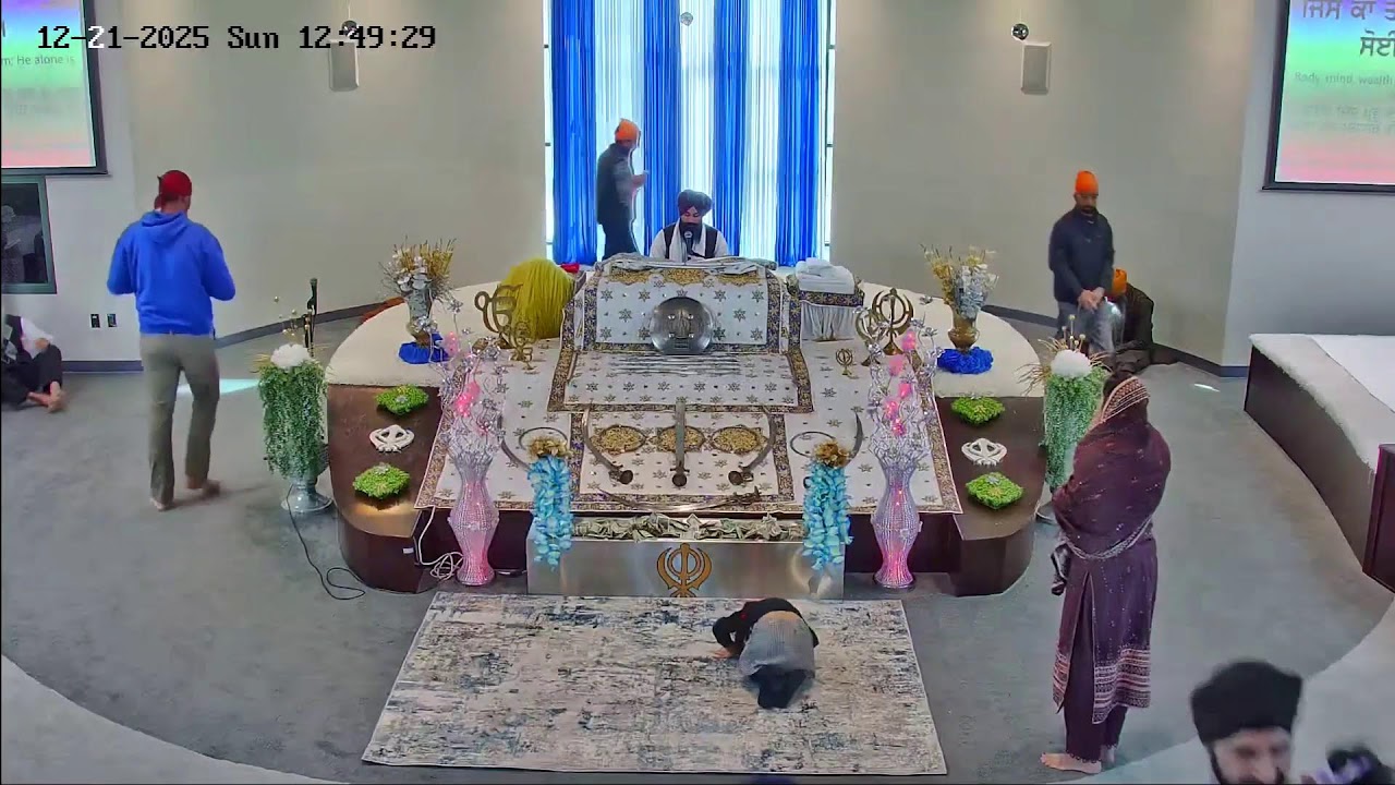 Gurdwara Sahib Kansas Live Telecast Sunday  Diwan Dec 21,  2025
