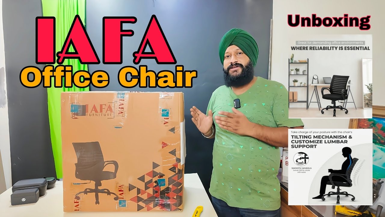 Iafa office chair 🥰👍 unboxed best quality & value for money product 2025