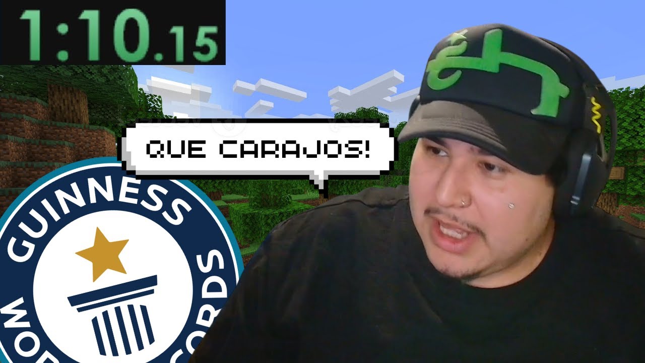 EZEWKIEL CONSIGUE EN DIRECTO EL R&Eacute;CORD MUNDIAL DE SPEEDRUN EN MINECRAFT. (COMPLETO)