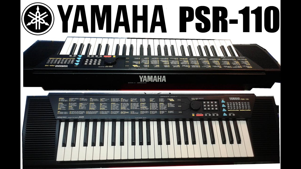 YAMAHA PSR 110 (sound and styles demonstration) HiQ sound