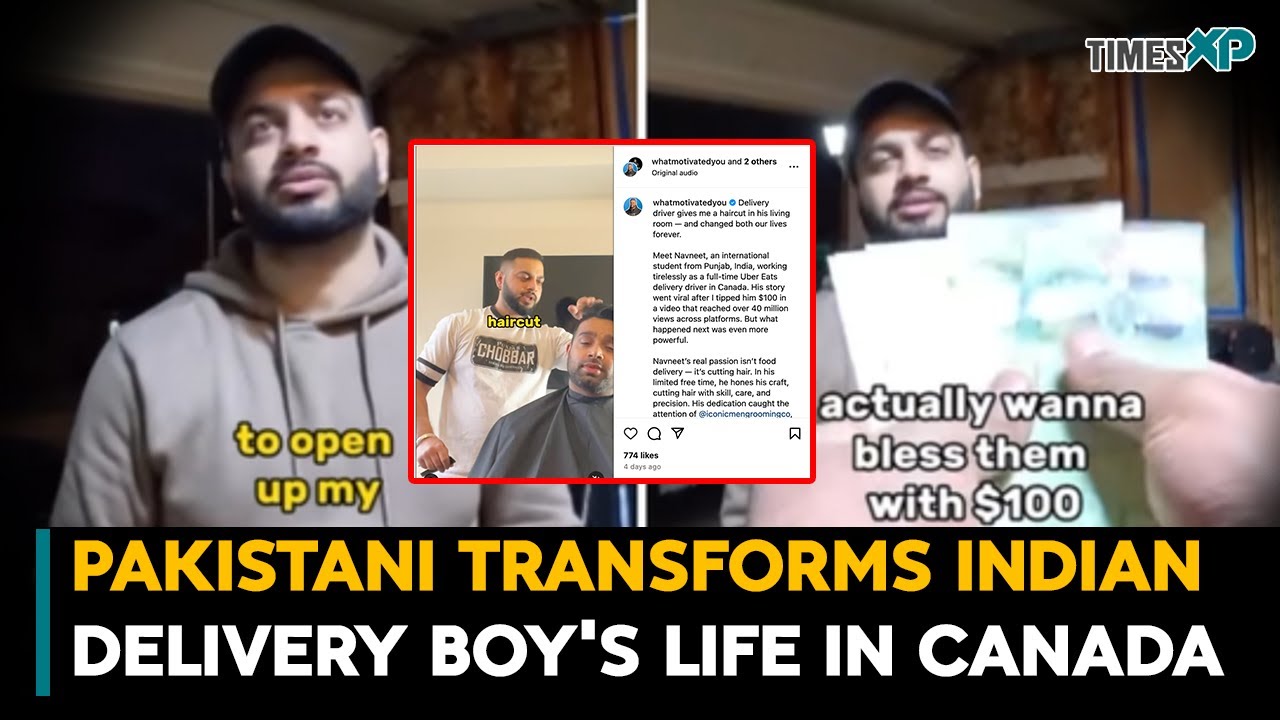 Pakistani Man Transforms Indian Delivery Boy's Life in Canada