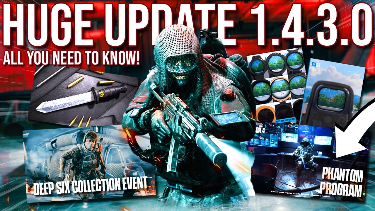 Battlefield 6: НОВОЕ обновление 1.4.3.0, изменения и программа &laquo;Фантом&raquo; | 4-й сезон &laquo;Приливный удар&raquo;