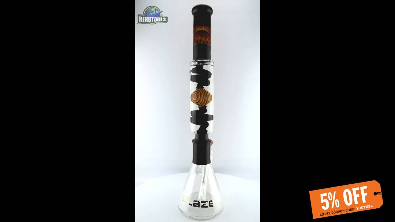 BLAZE GLASS COOLBONG 2X DIFFUSER DOWNPIPE [HD] [HERBTOOLS]