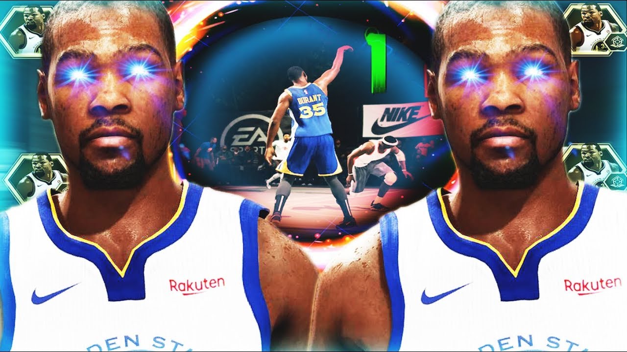 NBA LIVE 19! 99OVR Kevin Durant is scary Giant BUILD! Gameplay! BEST DRIBBLE MOVES! Best Jumpshot!