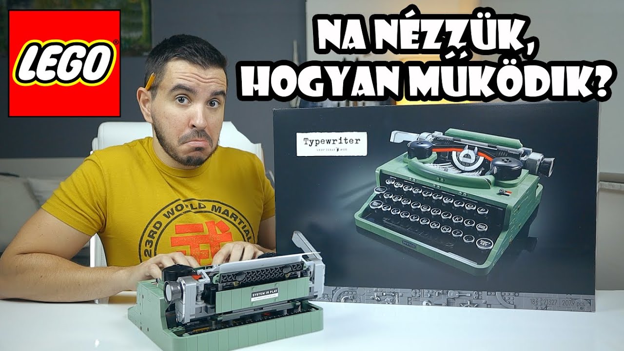 Gépírók előnyben! || LEGO 21327 Írógép bemutató📎