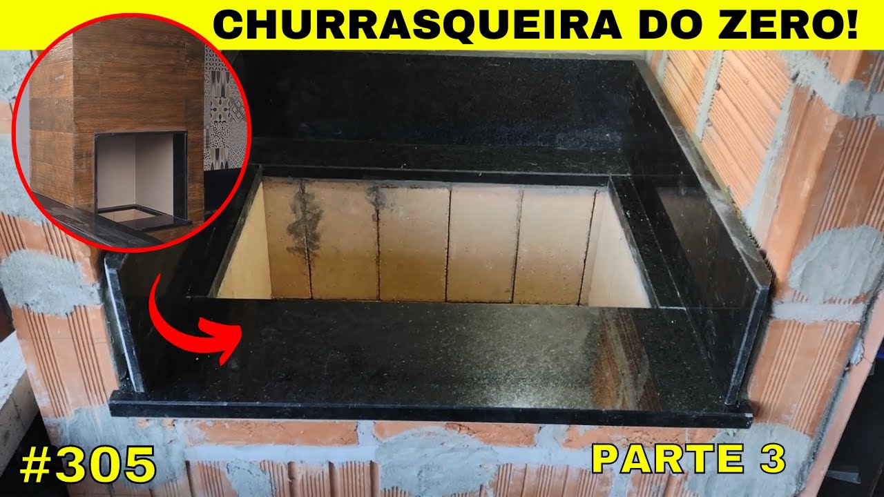 #305- Como fazer churrasqueira do zero! (Parte 3)
