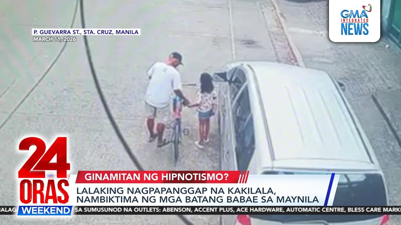 Lalaking nanghi-hypnotize umano, nambiktima ng mga batang babae sa Maynila | 24 Oras Weekend
