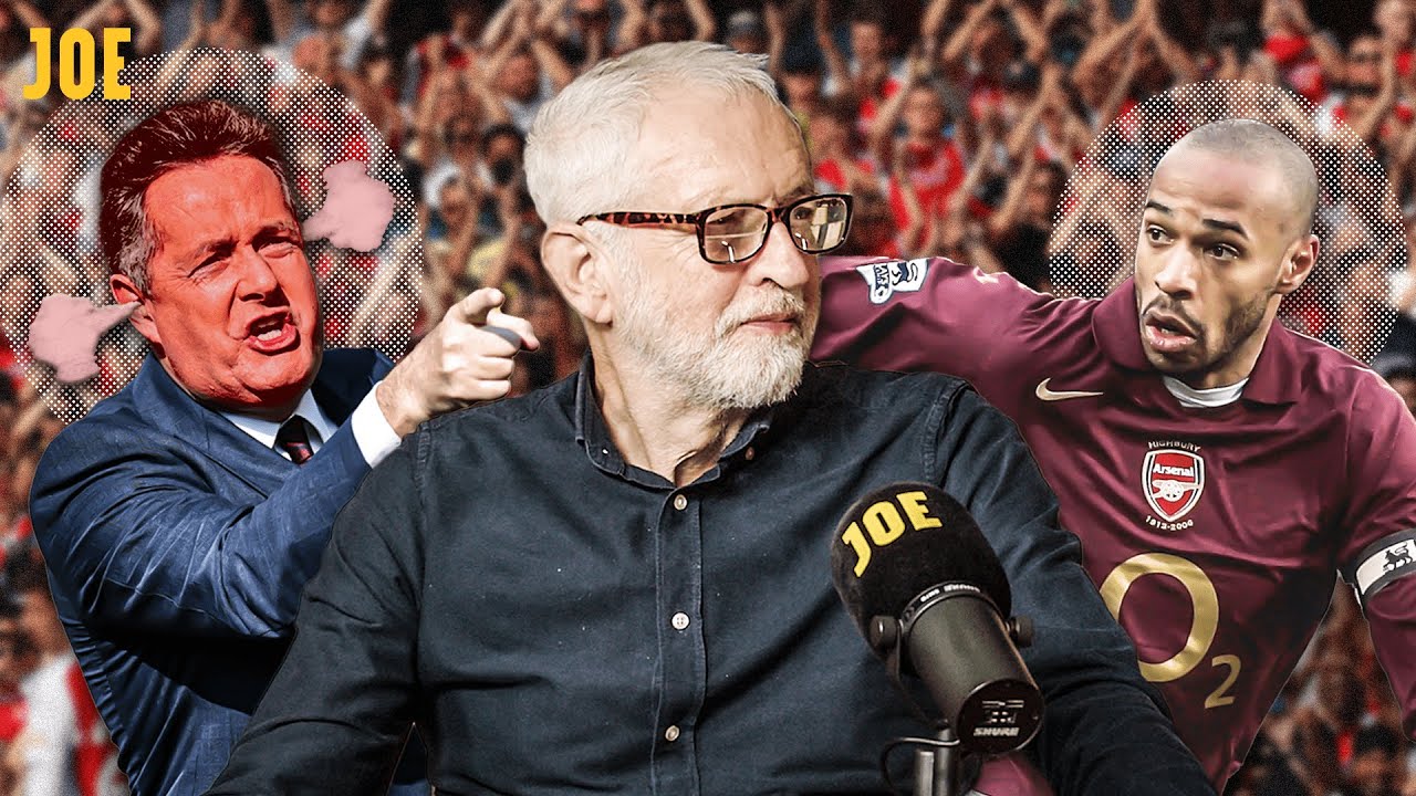 Jeremy Corbyn talks his love for Arsenal, Wenger and ROASTS Piers Morgan!