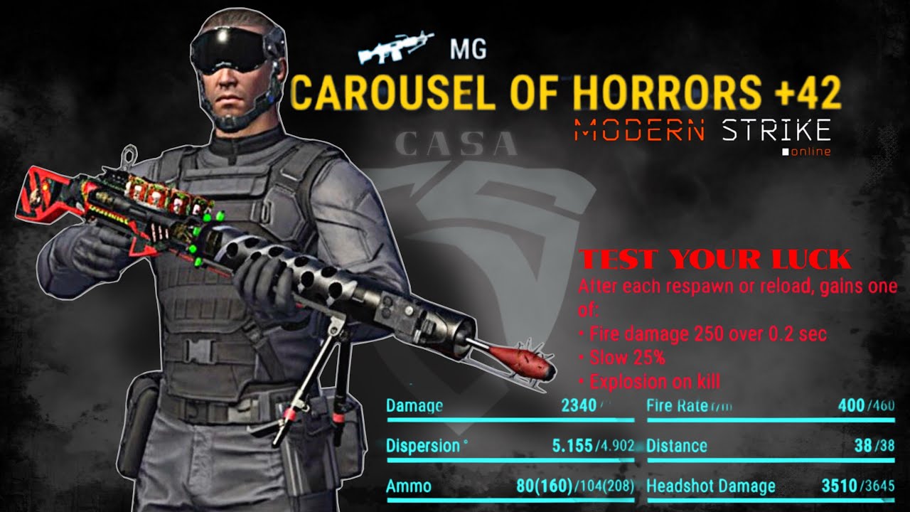 Modern Strike Online Season50 MG- CAROUSEL OF HORRORS