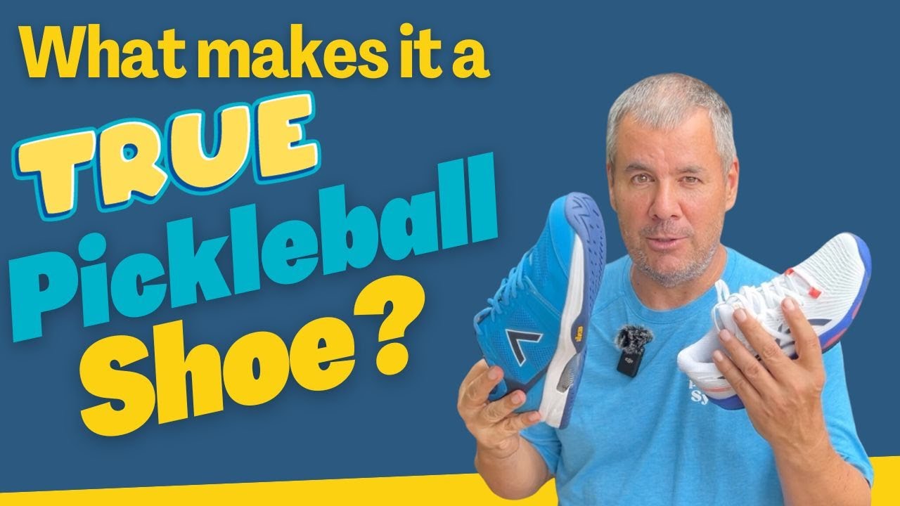 A TRUE Pickleball Shoe is different - learn how in this informative pickleball video