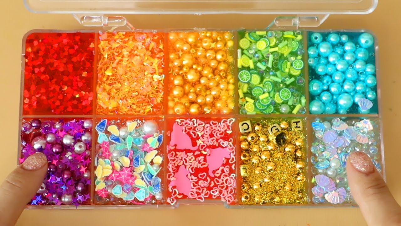 Clay Slime Coloring Compilation with Clay,glitter ! Most Satisfying Slime Video★ASMR★#ASMR