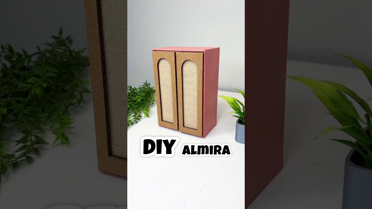 DIY Almira From Cardboard #diy #craft #miniature #cardboard
