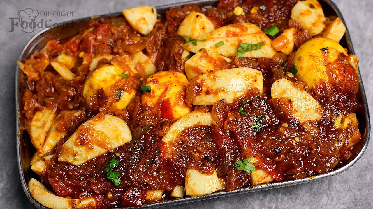 Egg Masala Recipe/ Muttai Masala/ Garlic Egg Roast