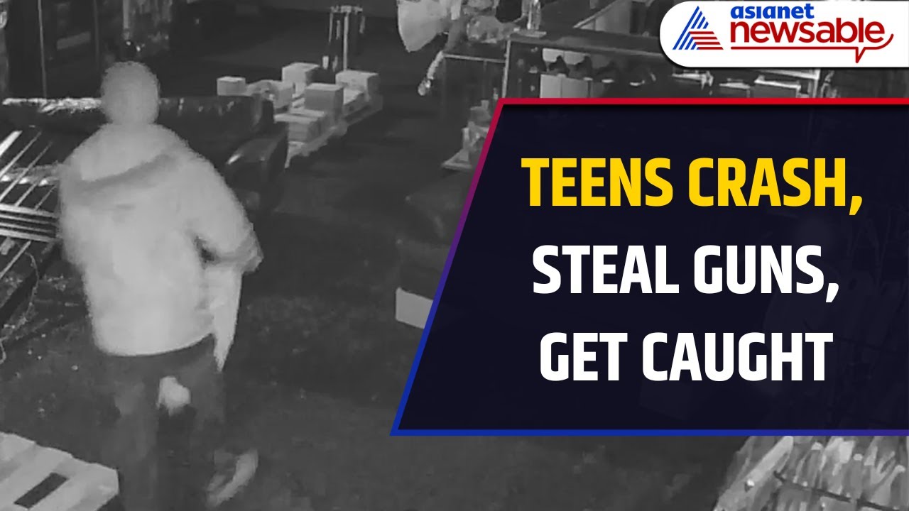 Teens Smash Pickup Into Virginia Gun Store, Steal 21 Firearms in Bold Heist | Asianet Newsable
