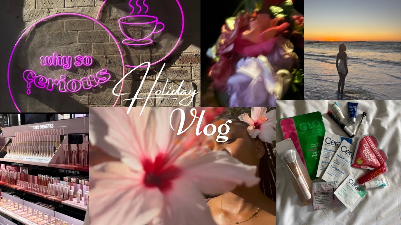 🌸 Productive Holiday Vlog | Braces Update, Shopping, Beach Days & Flower Picking 🌊✨