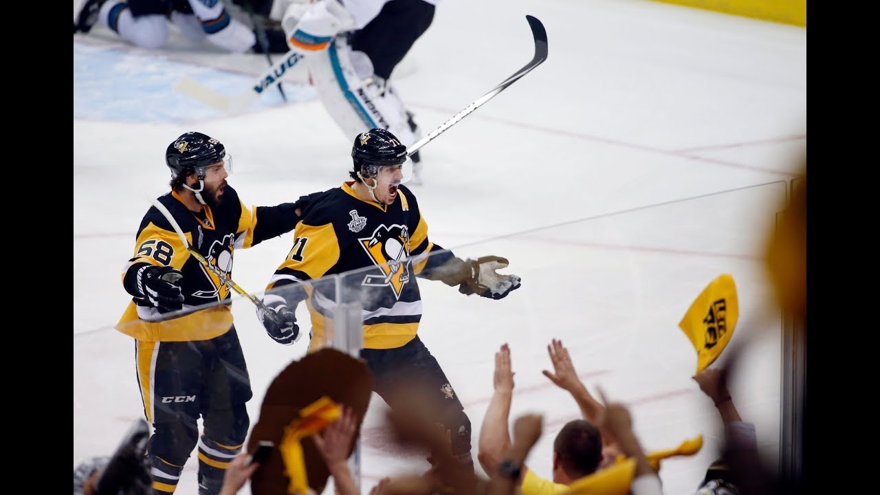 Penguins score 2 in 22 seconds - Game 5 2016 Finals (NBC)