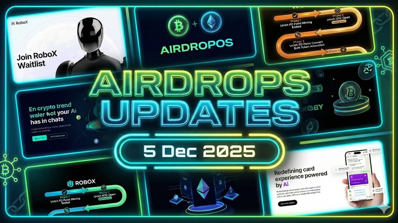 (04,05-Dec-2025) Airdrops Updates - Off-Grid, Aster, Lighter, T-Rex, Rise, Hata Haven, etc. 