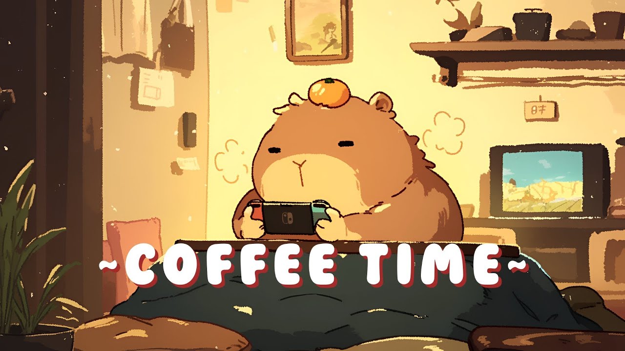 Capybara Chill Radio - Peaceful Beats for Studying & Relaxing ~ Warm Feelings ~ 🦫 🎵 🌙 | Backgroun...