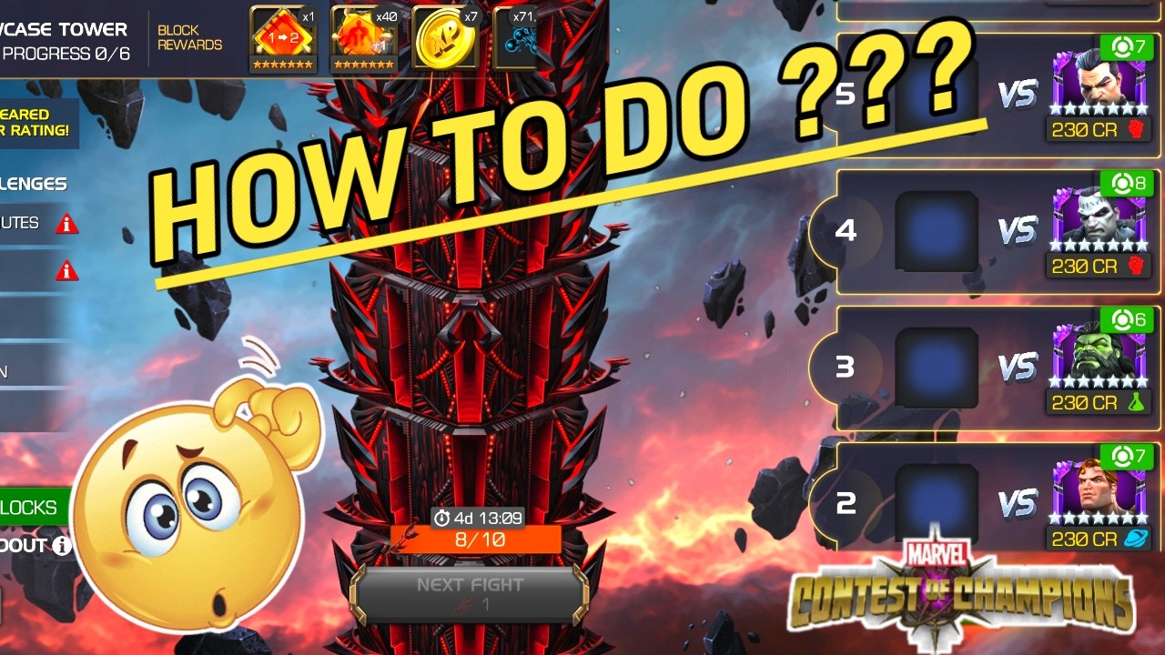 HOW TO DO SAGA SHOWCASE TOWER 🗼| HOW TO MAKE POINTS IN SKILL & MUTANT TOWER🧐🧐|MCOC GAMEPLAY IN HINDI