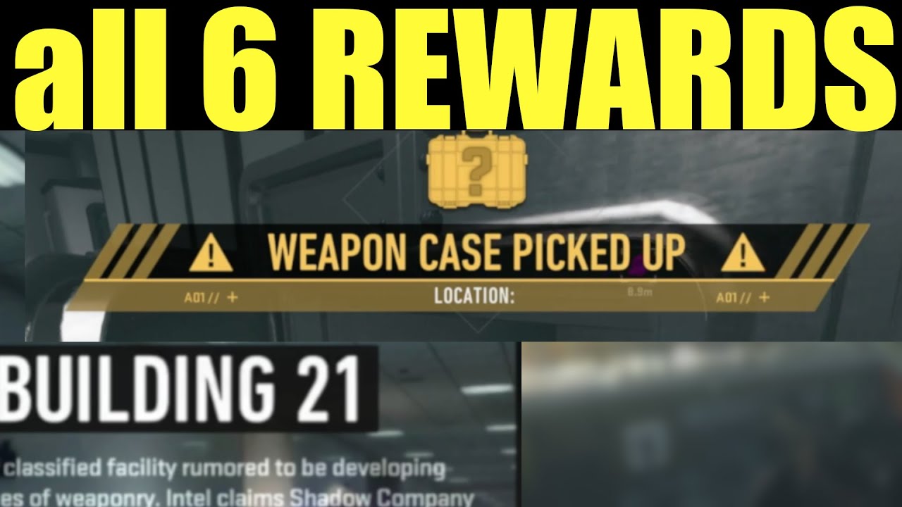 All Building 21 Weapons Case Rewards (What you get From Building 21) - Call of Duty DMZ