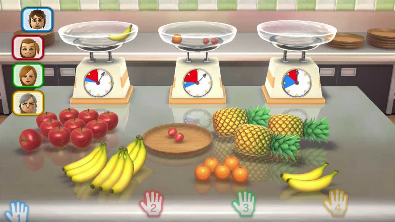 Wii Party U Minigame Showcase - Balanced Diet