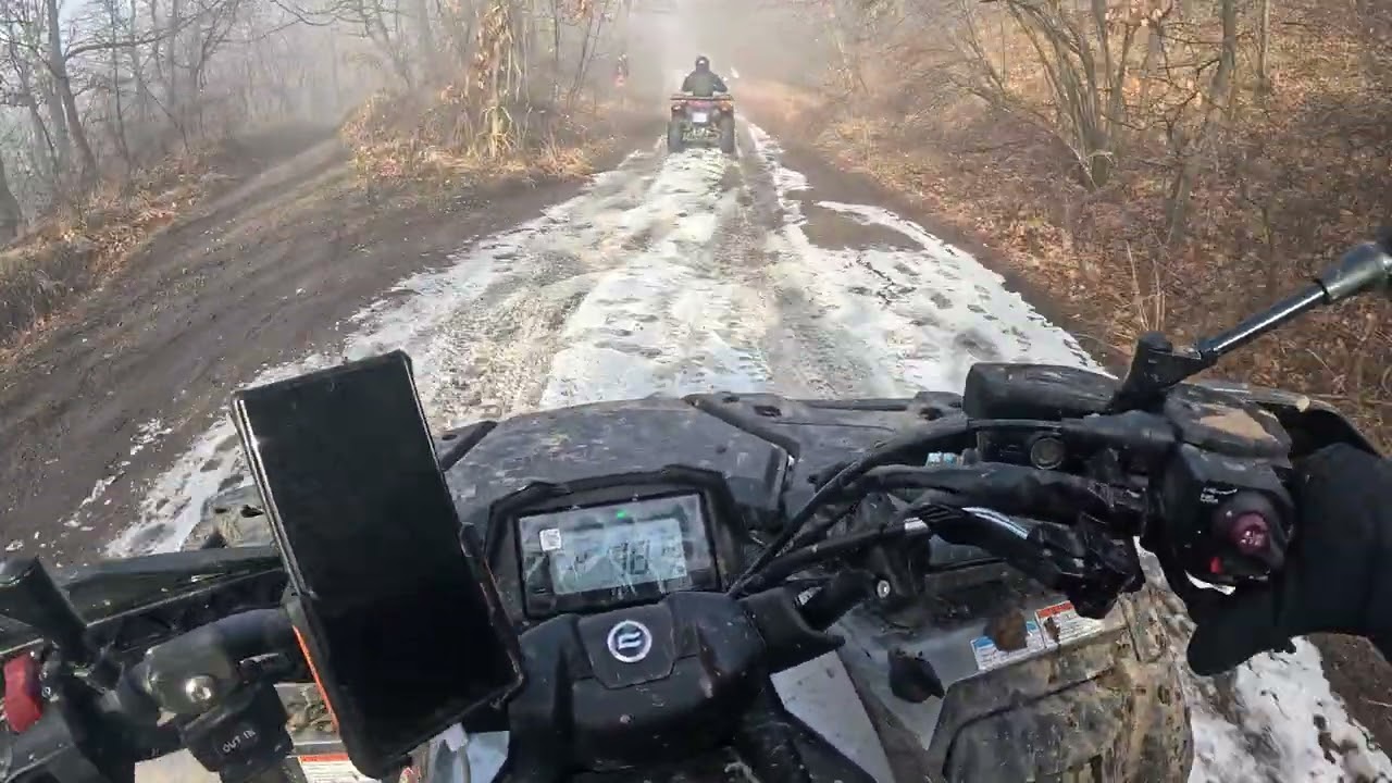 ATV offroad Pasarel - German Monastery Trail ( MUD HILL SNOW ) PART 2