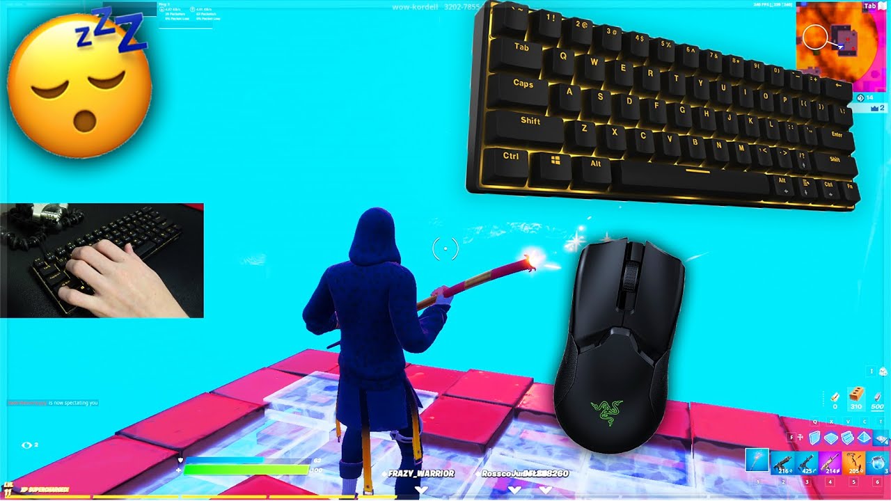 Unboxing the RK61 Mechanical Keyboard + Fortnite Keyboard & Mouse Sounds ASMR Gameplay 🤩
