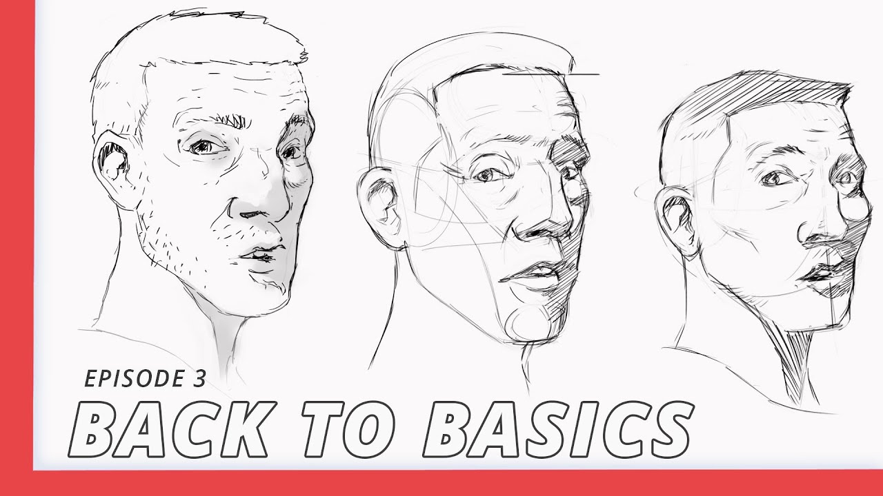 What is the easiest way to draw a face? - Back to Basics 3