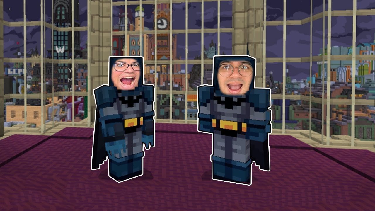 VIRAMOS O BATMAN POR UM DIA NO MINECRAFT!!