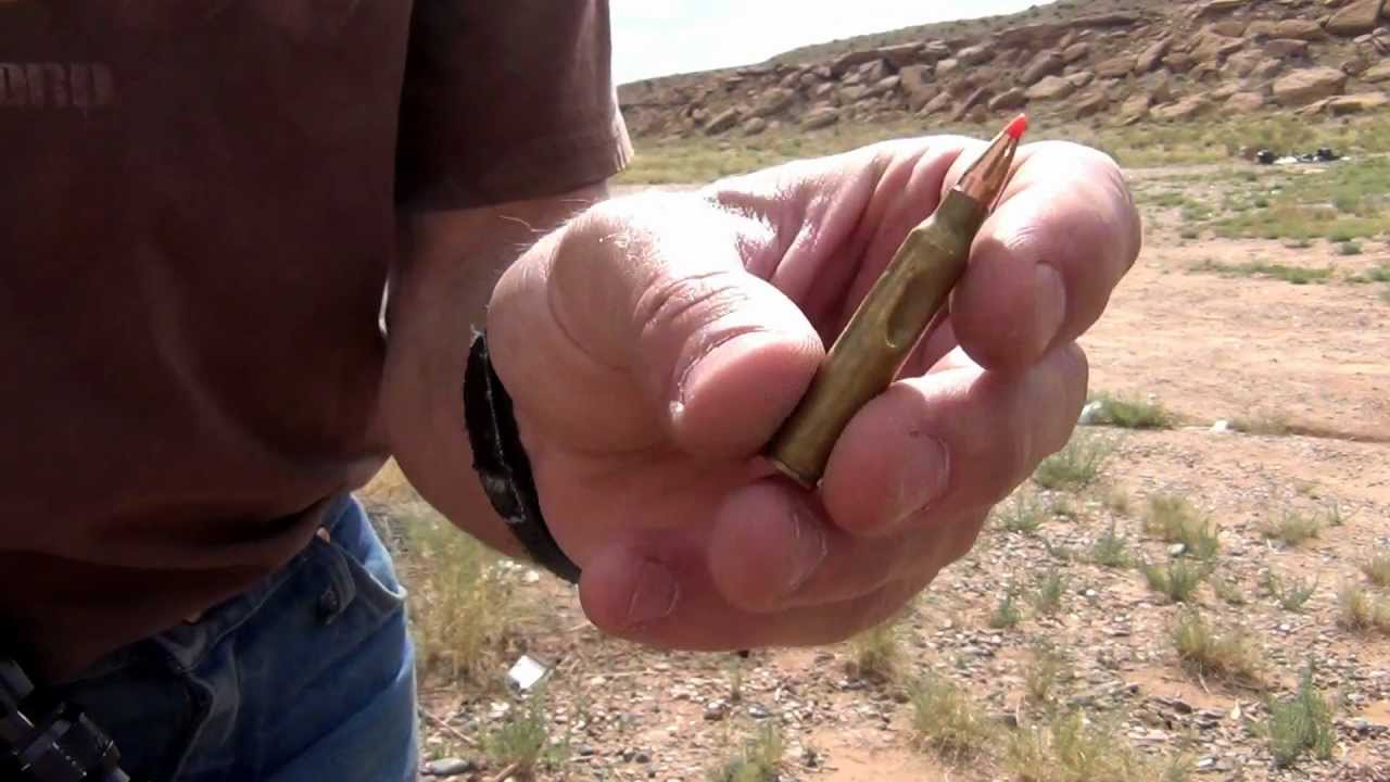 Shooting a dented  223 Remington to show fireforming to chamber 081212 - HD (L)