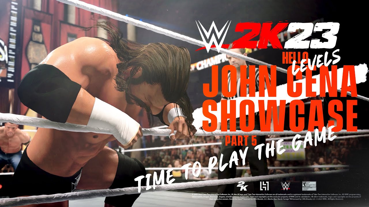 WWE 2K23 Showcase Mode : Part 5 - Time To Play The Game | John Cena vs Triple H