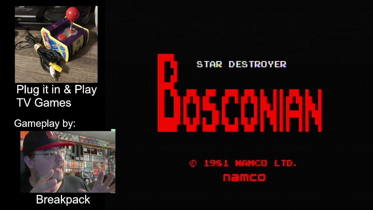 Namco Arcade Classics (2003) Plug & Play TV Games - Bosconian gameplay