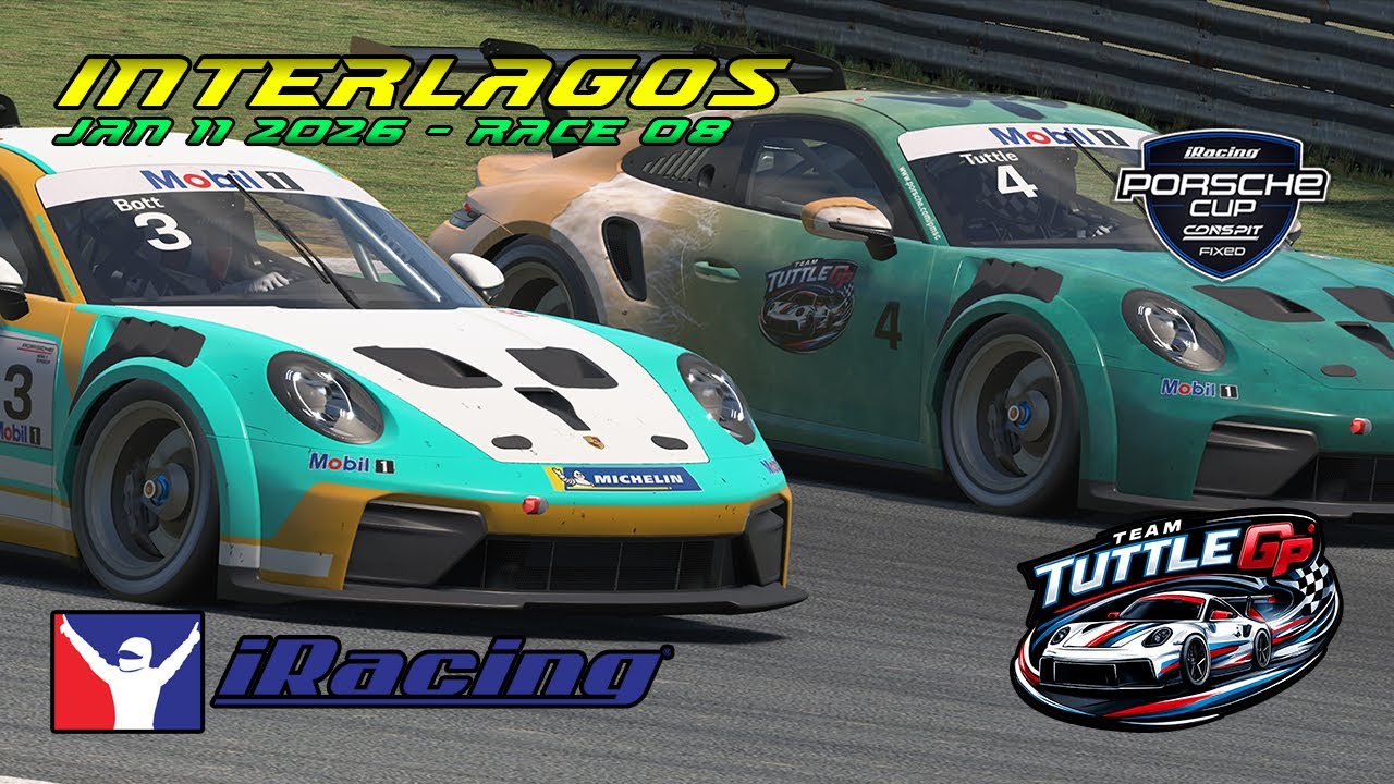 Race #8 - iRacing Porsche 911 Cup (992.2) Fixed - Interlagos 2026 01 11