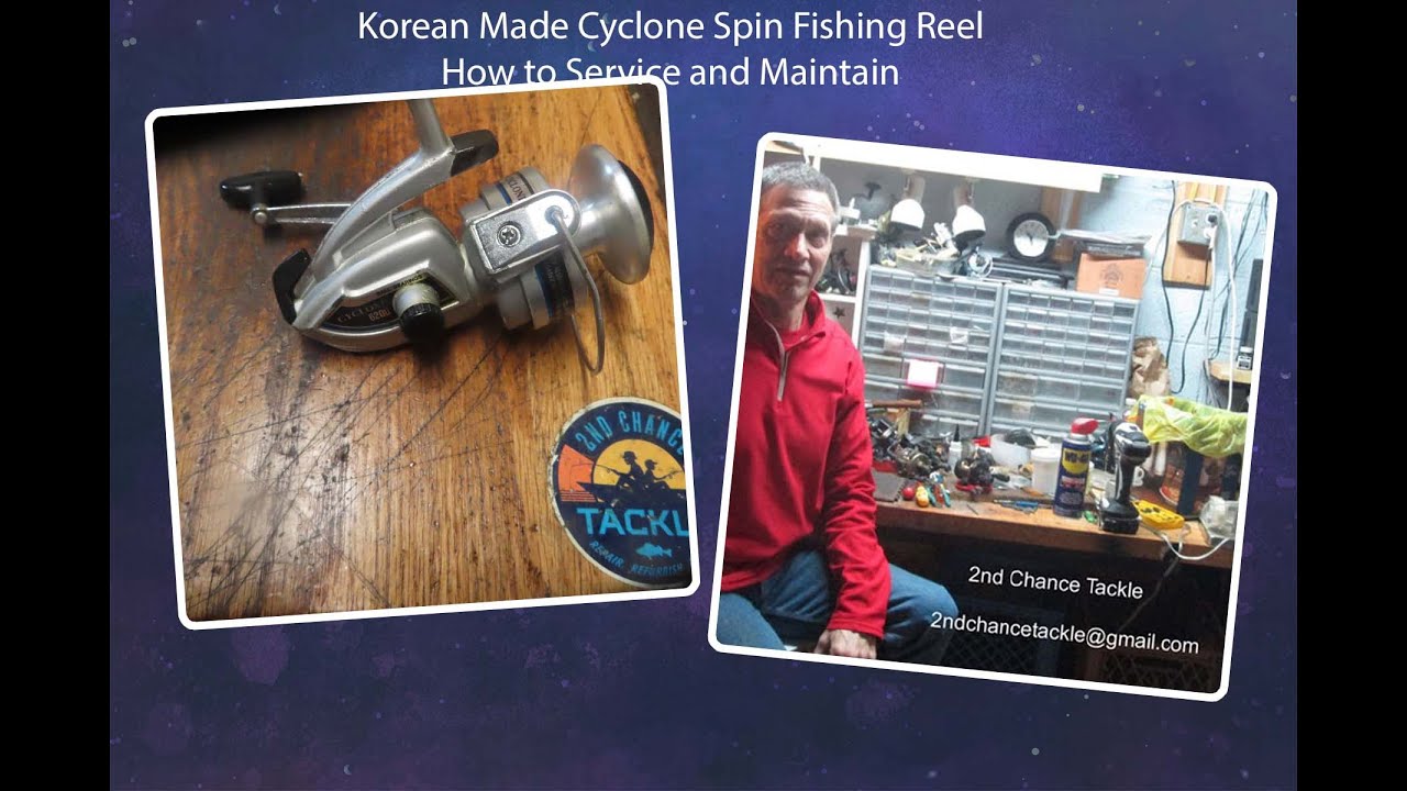 Инструкция по обслуживанию и ремонту корейской спиннинговой катушки Cyclone.
