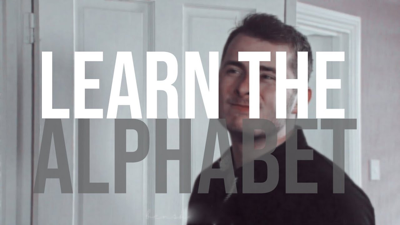 learn the alphabet with ben and callum...