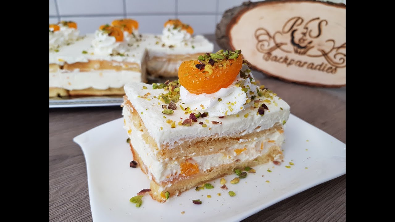 Blitz Waffel-Mandarinen-Schnitte / super lecker ♥ P&S Backparadies