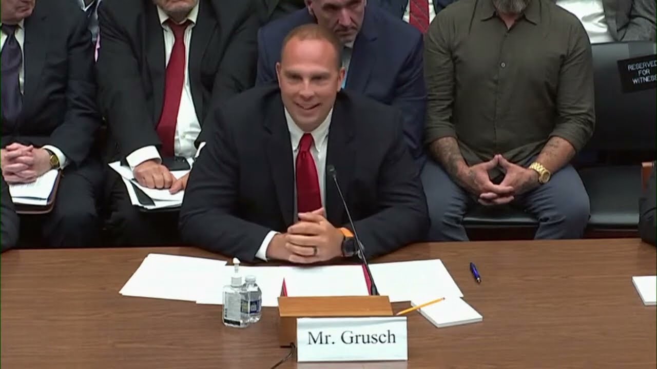 David Grusch Highlights From Congressional UAP UFO Hearing 7.26.23