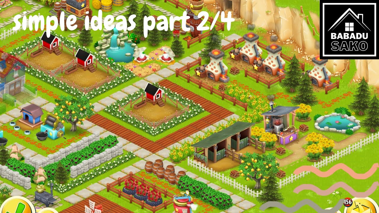 EP.109 : Simple ideas part 2/4 - HayDay FarmDesign!