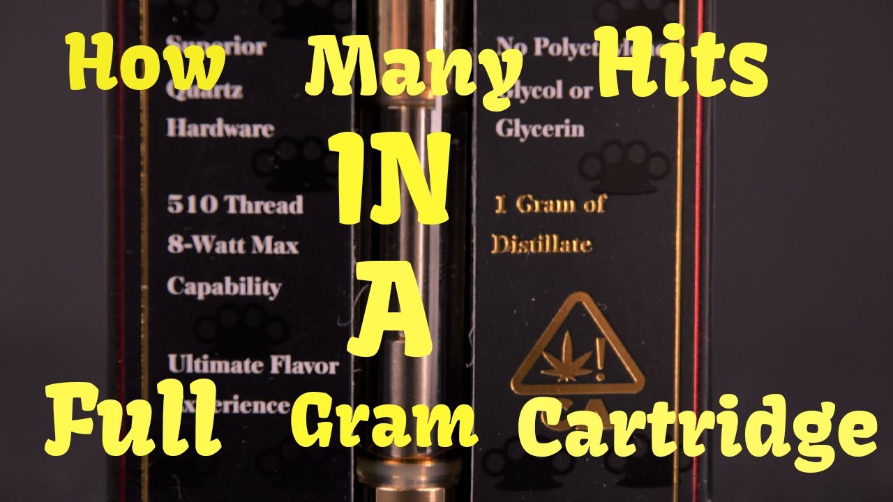How Many Hits In A  Full Gram Cartridge