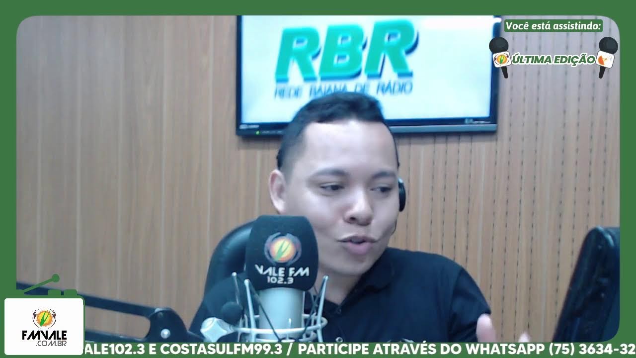 A VOZ DO VALE - 22/01/2026 - APRESENTAÇÃO - Edilson Salvatore