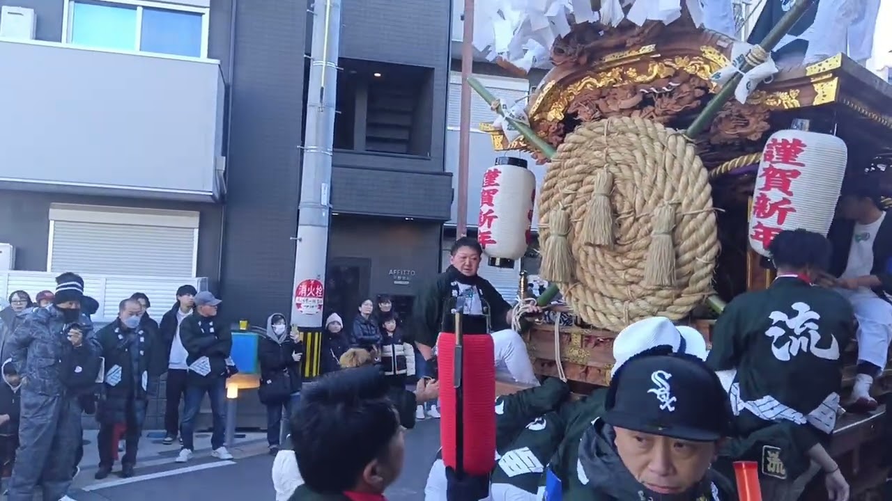 平野郷注連縄奉納