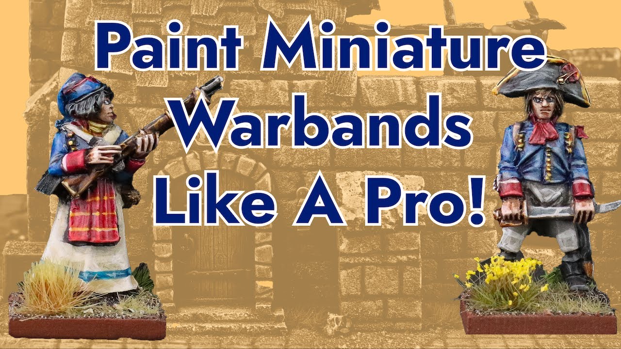 [SILVER BAYONET WARBANDS] — раскрашивайте потрясающие миниатюрные отряды, как настоящий профи | F...