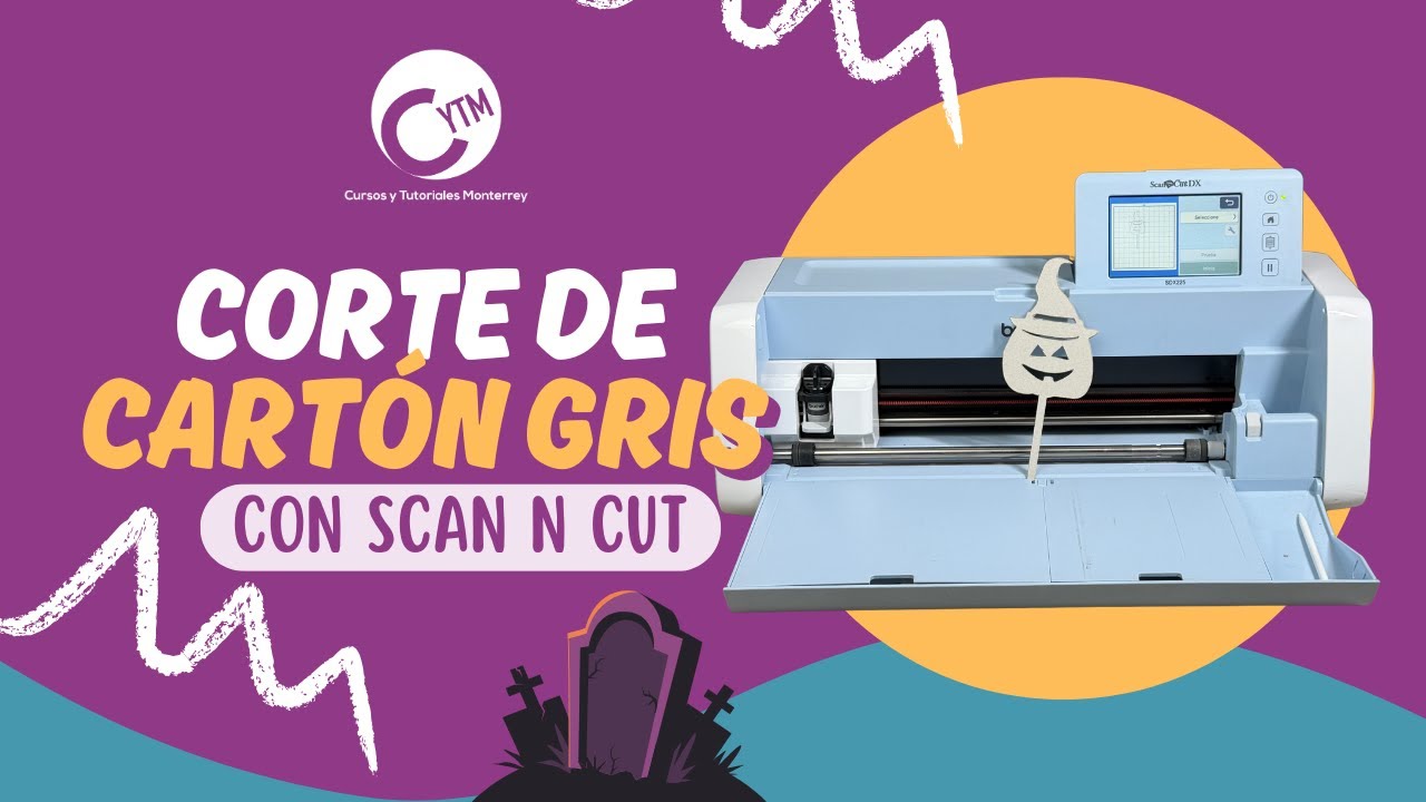 Corte Preciso de Cartón Gris con Scan n Cut 🛠️📦