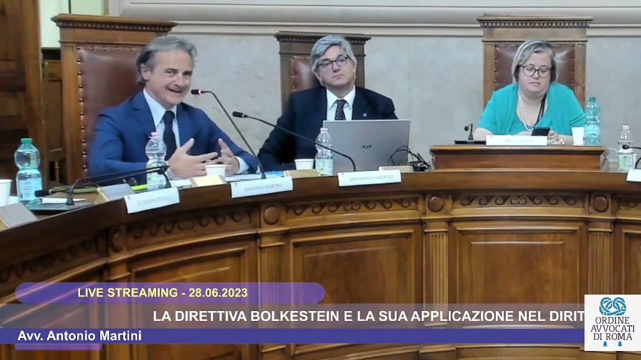 LA DIRETTIVA BOLKESTEIN E LA SUA APPLICAZIONE NEL DIRITTO INTERNO - 28.06.2023