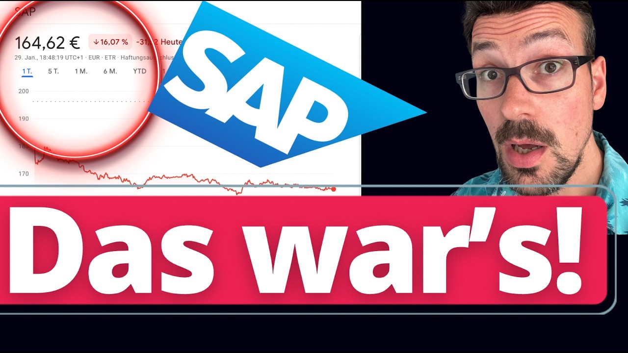Mini-Crash am Weltmarkt: SAP verliert 30 Milliarden Börsenwert in 24 Stunden