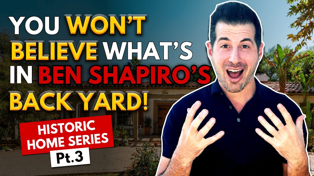 You Won’t Believe What’s in Ben Shapiro's Back Yard! | Historic Hollywood Home Tour