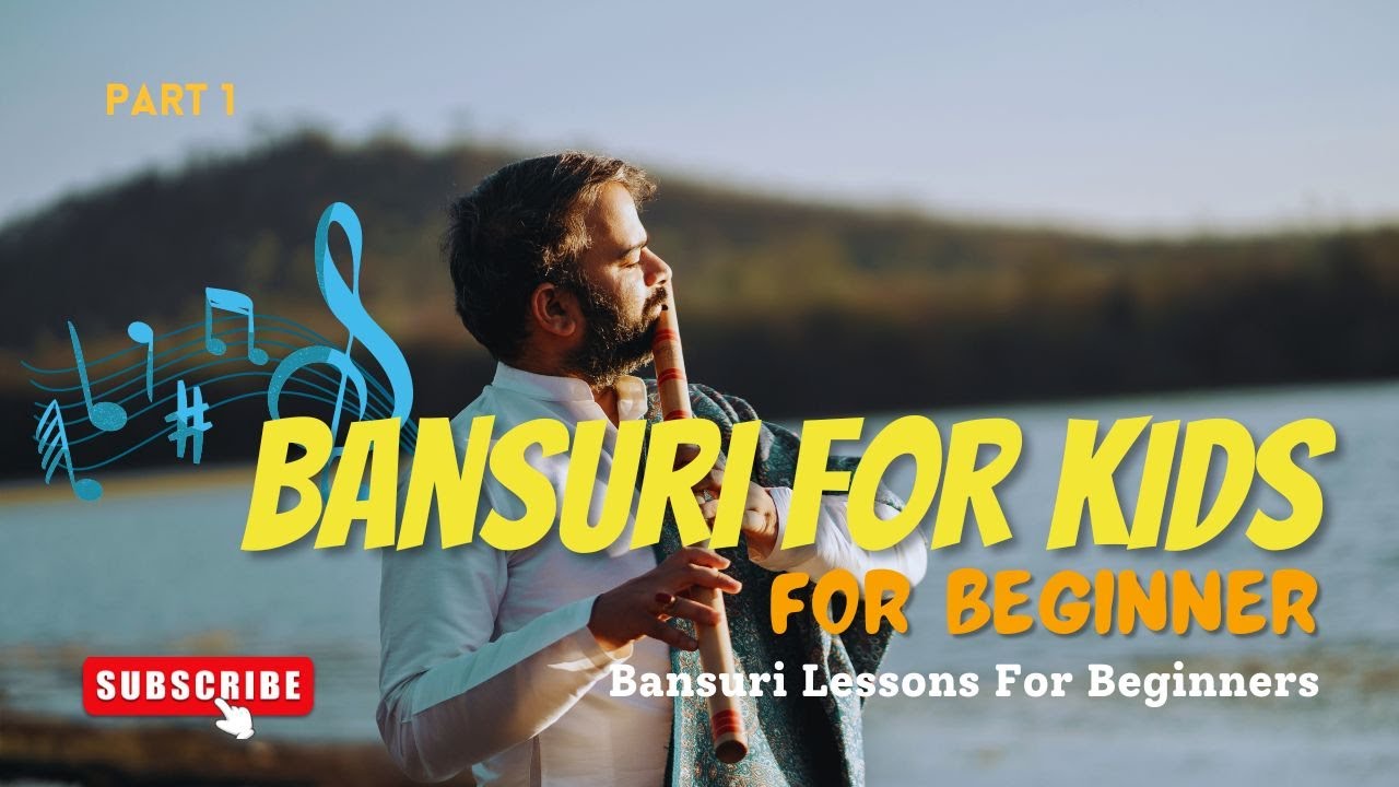Bansuri for kids part 1| Vaibhav Bhat | Beginning part for Kids
