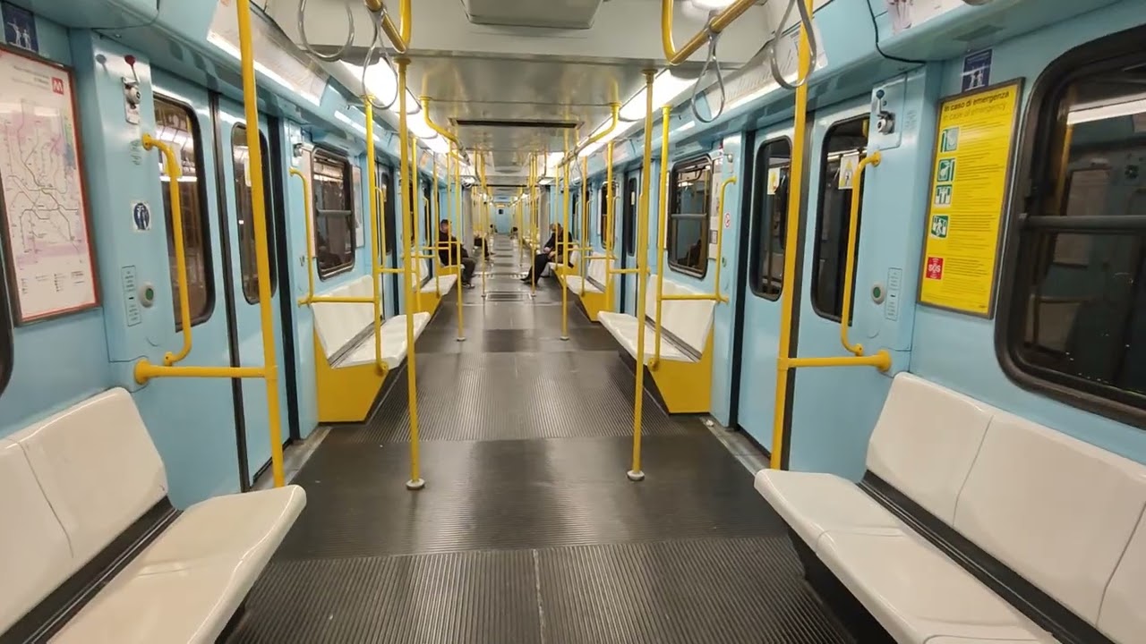 Metro Milano M3 cabina capolinea san donato a Rogoredo 8100-9100 (3 parte)